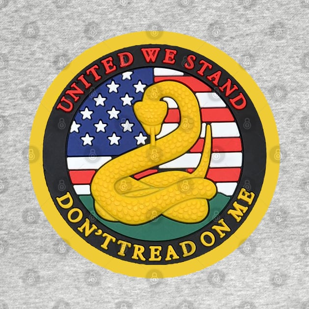 Dont Tread on me - United We Stand by  The best hard hat stickers 